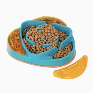recipiente para una alimentación lenta mascotas medianas y grandes